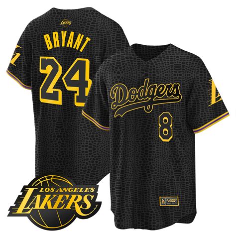 Kobe Bryant Men’s Los Angeles Dodgers Cool Base Mamba Jersey – All ...