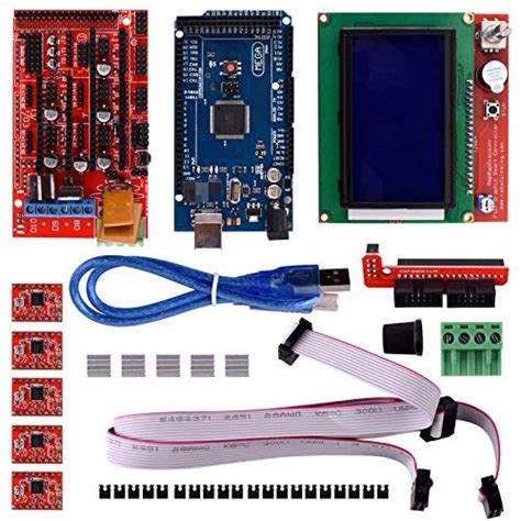 Electrobot 3D Printer Controller Kit for Arduino Raspberry Pi, RAMPS 1. ...