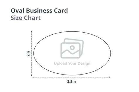 Oval Business Card Printing Online | Printo