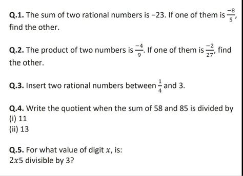 please answer these five questions - Brainly.in