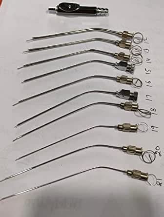 Verhoeven Suction Tube With Holder (Set of 10 Different Sizes) : Amazon ...