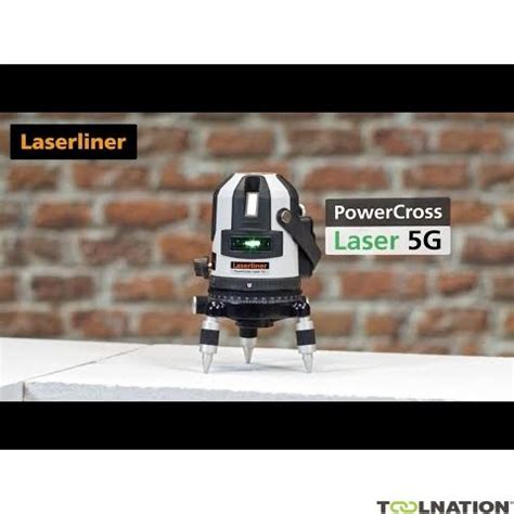 Laserliner 032.060L PowerCross-laser 5G DLD Green cross line laser in L ...