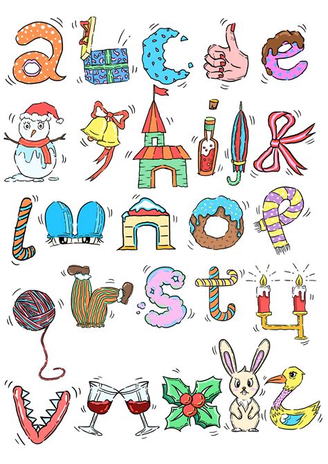 创意字母设计儿童画_创意字母设计儿童画分享展示