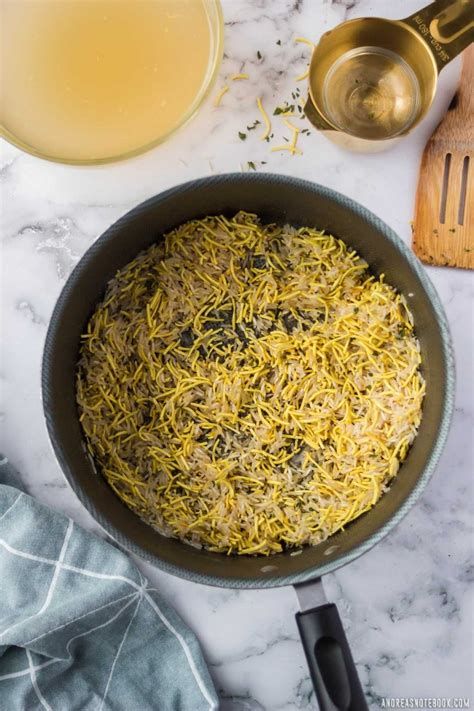 Healthy Rice-a-Roni Copycat Recipe (Rice Pilaf with Orzo)