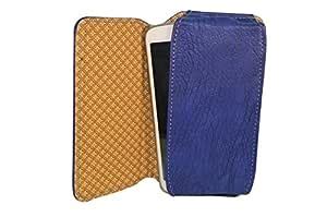 TOTTA PU Leather Hand Pouch for Xolo Q700- Blue: Buy TOTTA PU Leather ...