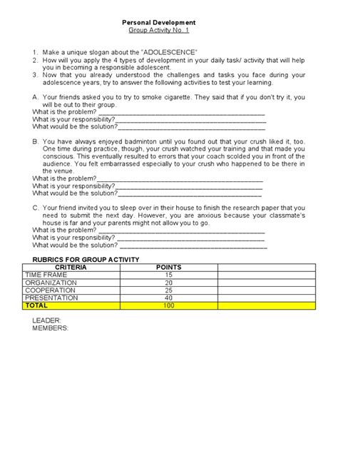 Personality Development Activity 的图像结果