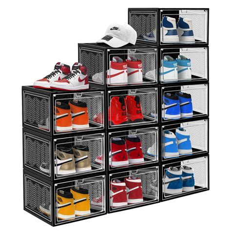 FORTUNE Shoe Boxes Shoe Containers Shoe Organizer For Closet Shoe ...