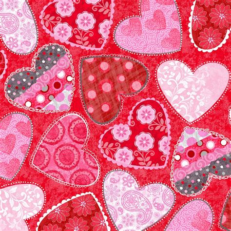 valentines fabric