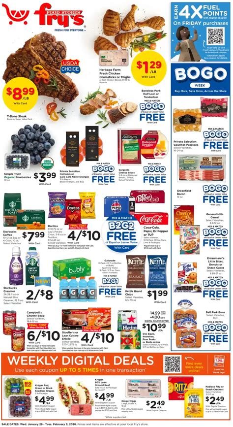Frys Weekly Ad (2/4/26 - 2/10/26) >> Next Week Deals