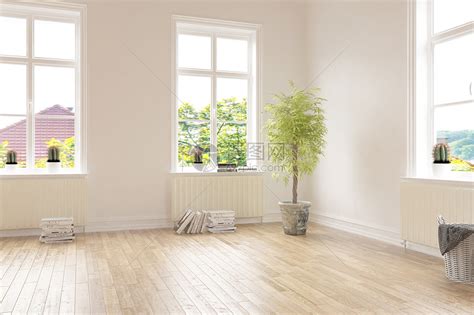 室内空白场景图背景墙展示白色简约风格样机海报模板下载-千库网