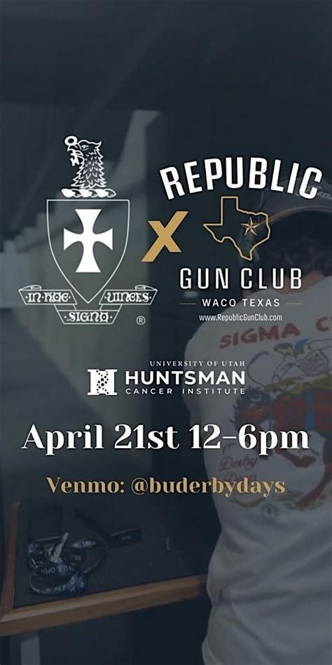 Sigma Chi Range Day, Republic Gun Club, Woodway, 21 April 2024 ...
