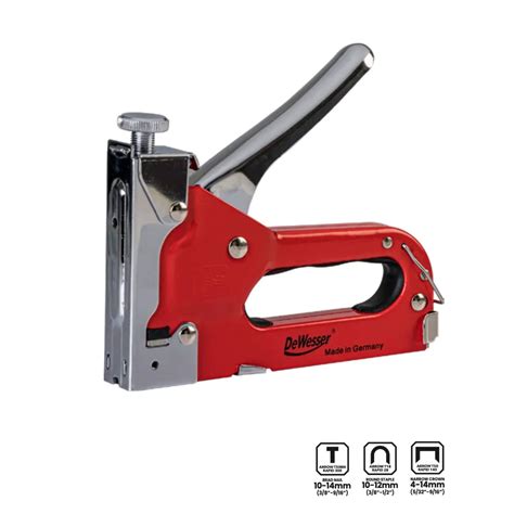Dewesser Heavy Duty 3 Way Staple Gun - Dewesser