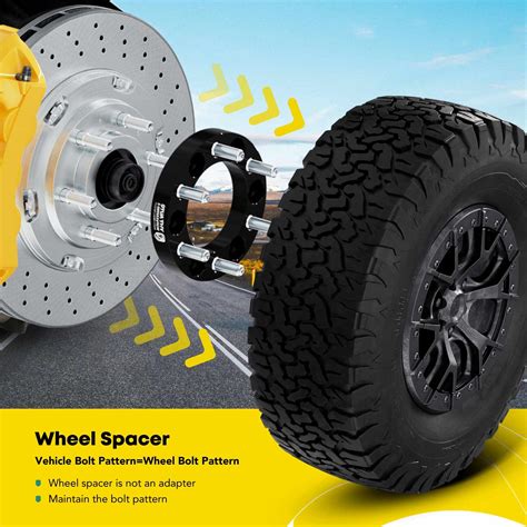 Snapklik.com : YHTAUTO 6x55 Hubcentric Wheel Spacers 1.5 Inch Fits ...