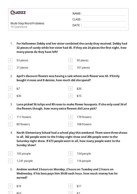 Image result for Multi-Step Word Problems