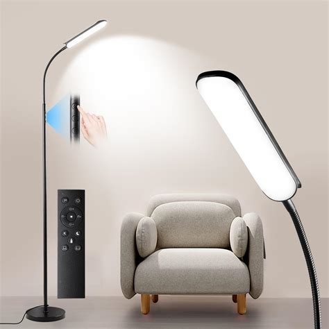 Yikuneng Dimmable LED Floor Lamp, Super Bright Reading Lamps Floor ...