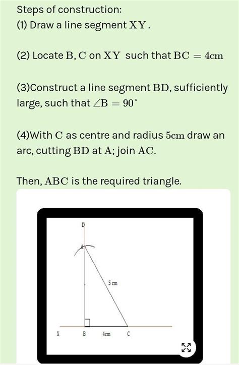 Construct a right triangle: construct a right triangle:RST right angled ...