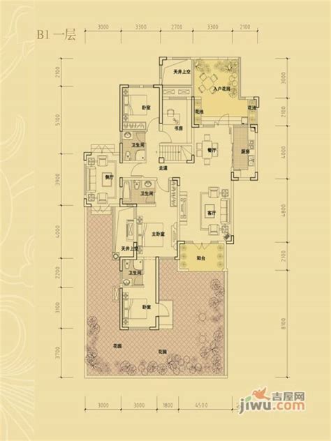 成都钱江凤凰城(青白江)12、13栋标准层C3户型图户型图_首付金额_2室2厅1卫_93.36平米 - 吉屋网