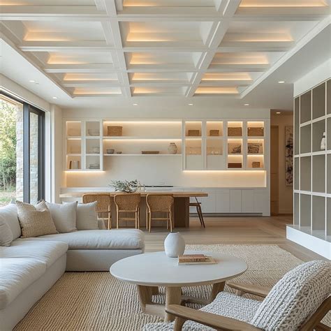 Stunning Coffered Ceiling Designs for Living Rooms | FH