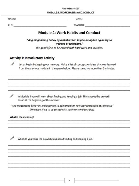 Image result for TEFL Module 4 Answer Keys