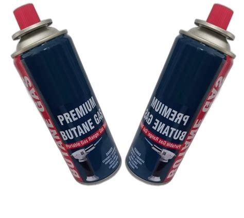 Gadget Deals-pack of 2-225g each- camping gas cylinder - Butane Gas Can ...