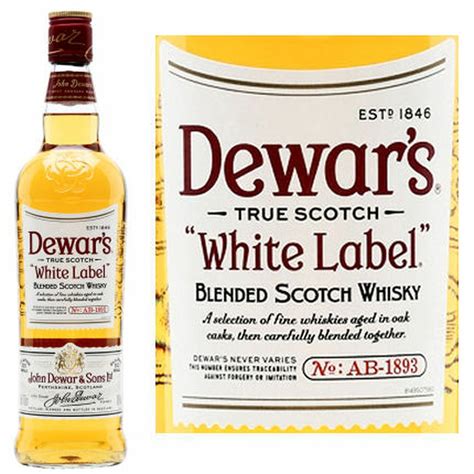 DEWAR’S WHITE LABEL SCOTCH WHISKY – Liquor Shop