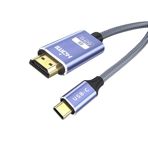 LEIMASHI USB C to HDMI Cable, [4K,60HZ High-Speed] USB Type C to HDMI ...