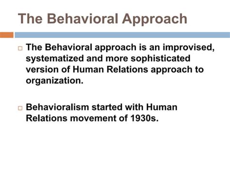 Image result for Behavioral Approach