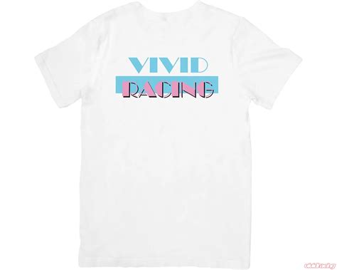 Vivid Racing Miami Vice Style White T-Shirt | VR-MV-SHRT-WHT