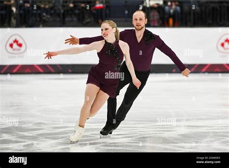LAVAL, QC - JANUARY 17: Cristina Lyons and Marty Haubrich (CAN) perform ...