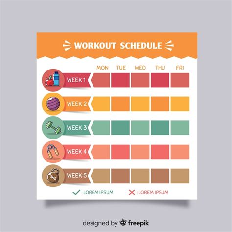 Weekly Workout Plan 的图像结果