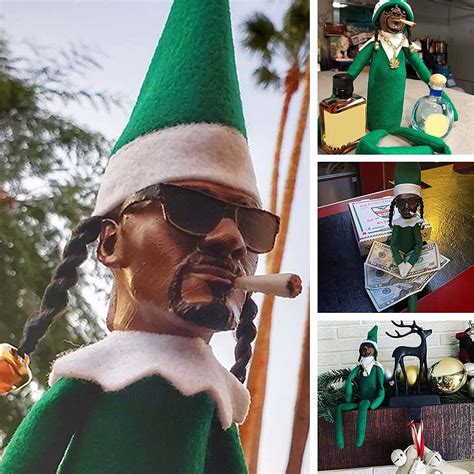 Snoop on the Stoop (Snoop Dogg Elf on the shelf) Christmas Decoration ...
