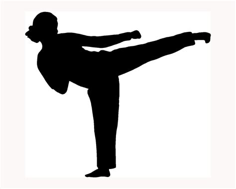 Free Karate Silhouette Cliparts, Download Free Karate Silhouette Cliparts png images, Free ...
