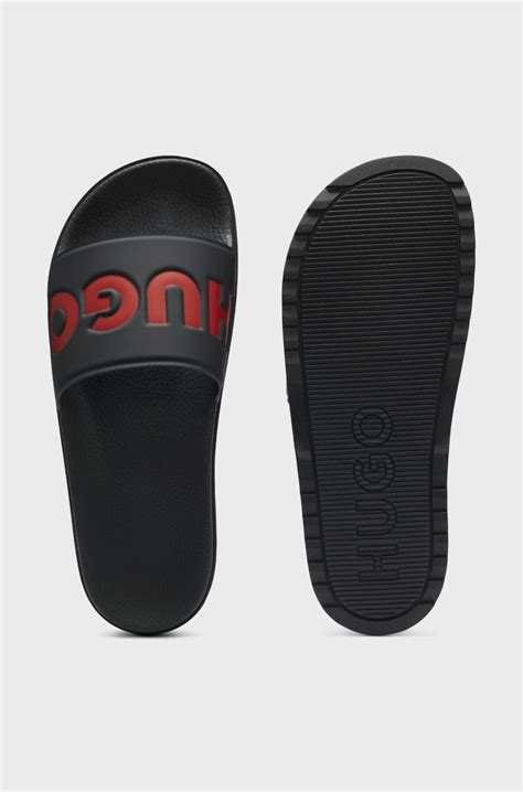 HUGO - Slides with logo strap