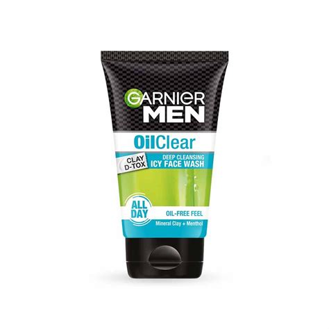 Garnier Men Oil Clear Clay D Tox Facewash - Face Wash For Oily Skin