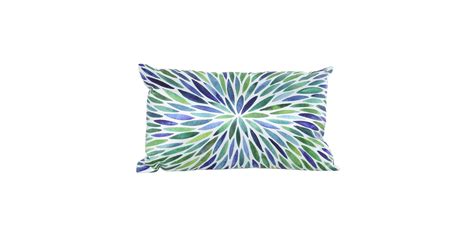 Cushion 30x50 cm Blue & Green