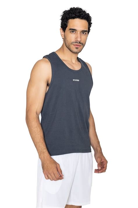 Dark Grey Stealth Tank Top - HYPD Sports