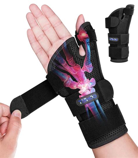 TISMOD Thumb Splint Brace Right Hand - Wrist Splint, CMC Thumb Brace with Thumb Support, for ...