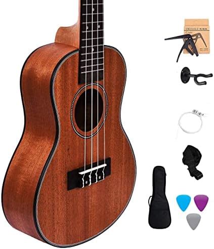 Kadence 24 inch Concert Size Ukulele Mahogany wood Fluorocarbon Strings ...