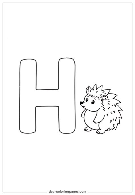 Letter H Coloring Pages Letter H Coloring Pages Printable Get