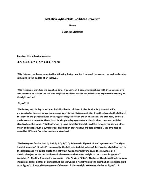 Mjprula 9 - Mahatma Joytiba Phule Rohilkhand University Notes Business ...