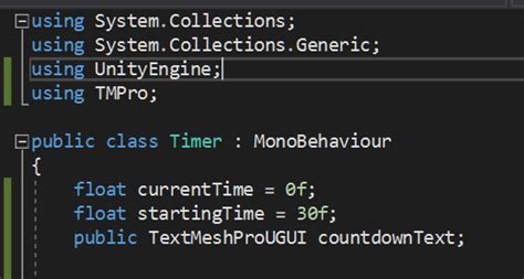 Image result for Unity Use Textmeshpro in Script