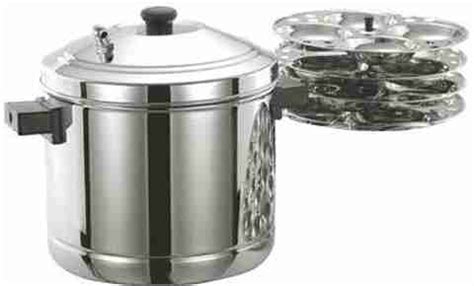 Shiv Land Mark Multi Purpose Idly Pot 4 Plates Induction & Standard ...