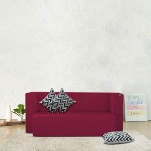 Fresh Up 3 Seater Sofa Cum Bed 72x44x14inches Jute Fabric Washable ...