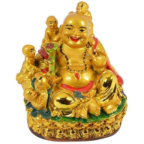 Buy RIPE INDIA® Laughing Buddha with Children for Health Wealth and ...