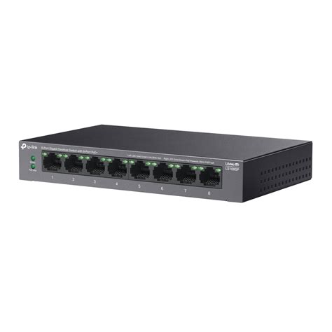 LS108GP | 8-Port Gigabit Desktop Switch with 8-Port PoE+ | TP-Link India