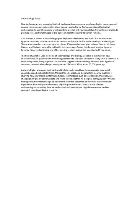 Anthropology Today - Anthropology Today New technologies and emerging ...