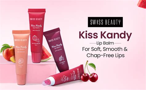 Swiss Beauty Kiss Kandy Lip Balm with Olive Oil