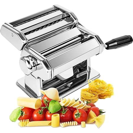 Buy Pasta Maker Machine, Manual Stainless Steel Noodles Maker,7 ...