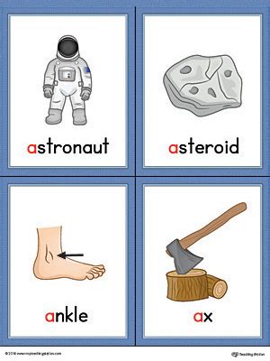 Short Letter A Words Printable Mini Book (Color) | MyTeachingStation.com