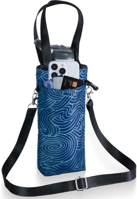 Amazon.com: Crossbody Water Bottle Holder with Strap - Minimalist Water ...